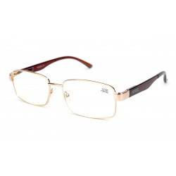 Окуляри чоловічі для зору в металевій оправі 320120s-c3 з комп'ютерним захистом