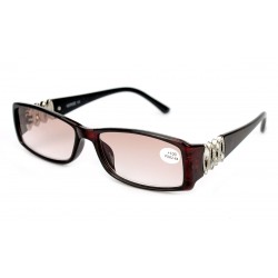 Окуляри для зору з темним склом пластмасові 320130s-c3 тон.