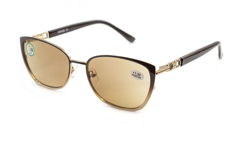 Окуляри для зору в металевій оправі Verse 25006-C2 ФХС Blueblocker