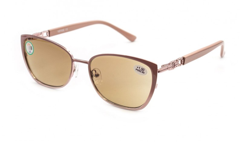 Окуляри для зору в металевій оправі Verse 25006-C3 ФХС Blueblocker