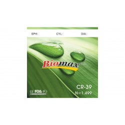 Полімерна лінза CR-39 без покриття. Ind. 1,49. ?65 (+0,0/+6,0)