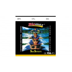 Полімерна фотохромна лінза BIOMAX (сірий) Ind. 1,56 70 (0,0 / +4,0)