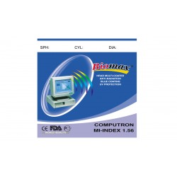 Полімерна комп'ютерна лінза BIOMAX HI-MAX (блакитний антиблік) Ind. 1,56 ?70 (+0,00 / +6,00)