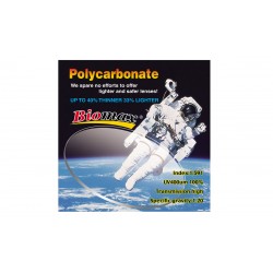 Полікарбонатна лінза BIOMAX HMC+EMI Ind. 1,591 70-65 (±0,0 / ±4,0)