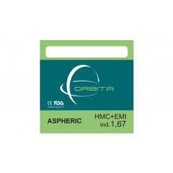 Полімерна асферична лінза ORBITA Ind. 1,67 ?65 (+11,0 /+16,0)