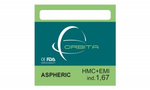 Полімерна асферична лінза ORBITA Ind. 1,67 ?65 (+11,0 /+16,0)