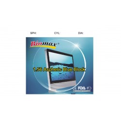 Полімерна лінза BIOMAX BLUE BLOCK. Ind. 1,56 ?75-70 (±0,0 / ±6,0)