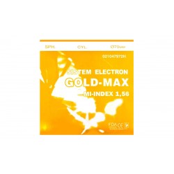 Полімерна лінза Sistem Electron Gold-Max Ind. 1,56 ?70-65 (±0,0 / ±6,0)