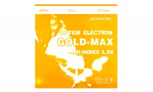 Полімерна лінза Sistem Electron Gold-Max Ind. 1,56 ?70-65 (±0,0 / ±6,0)