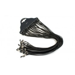 Шнурки замшеві чорні 1 шт